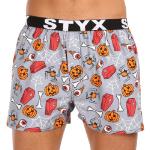 férfi klasszikus boxeralsó Styx art sport gumi Halloween koporsó (B1752) M