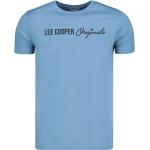 Férfi Lezser Világoskék árnyalatú Lee Cooper Kereknyakú Rövid ujjú pólók akciósan M-es 