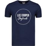 Férfi Lezser Kék Lee Cooper Kereknyakú Rövid ujjú pólók M-es 