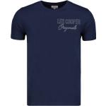Férfi Lezser Kék Lee Cooper Kereknyakú Rövid ujjú pólók akciósan 4XL-es 
