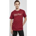 Férfi póló rövid ujjú // Merchcode Harry Potter Logo Tee burgundy