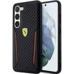 Ferrari védõtok Samsung Galaxy S23 Plus telefonra - Fekete KP25015