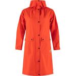 Női Elegáns Narancssárga FJÄLLRÄVEN Szennyeződés-ellenálló anyagból Parka kabátok Fenntartható forrásból - Szélálló - Lélegző M-es 