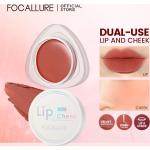 FOCALLURE 12 Colors Velvet Matte Lip Mud Canned Waterproof Lip Cheek Dual-use Lip Balm Moisturizing Lipstick Lip Tint Cosmetics