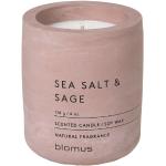 FRAGA SEA SALT & SAGE rózsaszín 8cm magas Ø6,5cm tengeri só-zsálya illatú szója viasz illatgyertya
