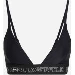 Női Klasszikus Fekete Karl Lagerfeld Háromszög bikini felsők - 70C kosár S-es 
