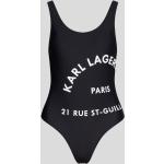 Női Batikolt Fekete Karl Lagerfeld Egyrészes fürdőruhák XS-es 