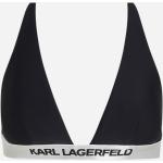 Női Gumi Fekete Karl Lagerfeld Háromszög bikini felsők - 60AA kosár XS-es 