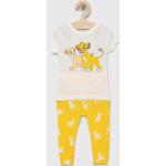 Feliratos Sárga GAP Gyerek pizsamák 9 hónaposoknak 