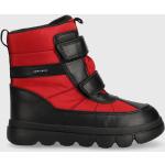 Gyerek Textil Piros Geox Téli Vízálló Téli cipők 28-as méretben 