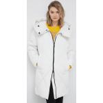 Női Lezser Poliészter Fehér Geox Béléses Átmeneti & Tavaszi kabátok Fenntartható forrásból - Vízálló L-es 