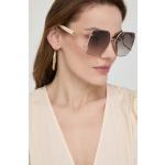 Designer Női Bézs Gucci Szögletes napszemüvegek 