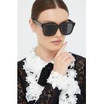 Designer Női Fekete Gucci Szögletes napszemüvegek XXL-es 