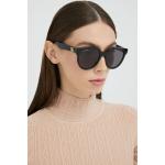 Designer Női Fekete Gucci Cat-eye napszemüvegek 