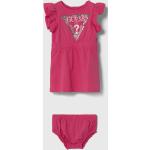 Flitteres Klasszikus Elasztán Rózsaszín Guess Mini Gyerek ruhák 12 hónaposoknak 