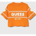 Klasszikus Narancssárga Guess Gyerek rövid ujjú pólók Újszülötteknek 