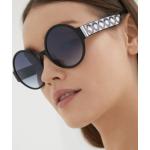 Női Fekete Guess Kerek napszemüvegek 5 XL-es 