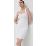 Női Elasztán Fehér Guess Mini V-nyakú Testhezálló ruhák S-es 