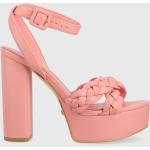 Női Bőr Rózsaszín Guess Tűsarkú cipők 39-es méretben 