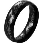 Gyűrűk ura jellegű gyűrű fekete nemesacél gyűrű, több méretben (Egy gyűrű mind fölött)