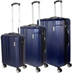 Poliészter Kék Kerekes Bőrönd szettek 3 darab / csomag akciósan 