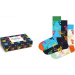 Női Elasztán Színes Happy Socks Pamut zoknik 3 darab / csomag akciósan 