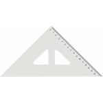 Háromszög vonalzó, műanyag, 45 &#176;, KOH-I-NOOR (TKOH7441501)