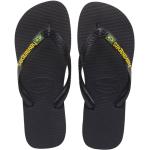 Havaianas Brasil Logo flip-flop papucs, fekete