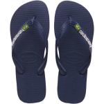 Havaianas Brasil Logo flip-flop papucs, sötétkék