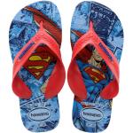 Gyerek Klasszikus Feliratos Kék Havaianas Superman Flipflop papucsok akciósan 26-os méretben 