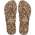 Havaianas Slim Animals flip-flop papucs, leopárdmi