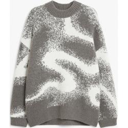 Heavy knit sweater - Grey
