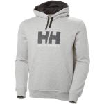 Férfi Lezser Világos szürke árnyalatú Helly Hansen Logo Kapucnis pulóverek akciósan XL-es 