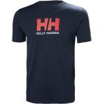 Férfi Sötétkék árnyalatú Helly Hansen Logo Rövid ujjú pólók Bio összetevőkből akciósan M-es 