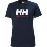 Női Skandináv Sötétkék árnyalatú Helly Hansen Logo Rövid ujjú pólók akciósan S-es 