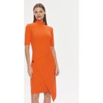 Designer Női Lezser Dzsörzé Narancssárga Calvin Klein Dzsörzéruhák akciósan 
