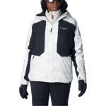 Női Poliészter Fehér Columbia Téli Szennyeződés-ellenálló anyagból Snowboard kabátok Fenntartható forrásból - Vízálló - Lélegző akciósan M-es 
