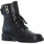 Női Lezser Fekete Högl Bélelt Téli cipők Cipzáros kapoccsal - 3-5 cm-es sarokkal Báránybőr akciósan 41-es méretben 