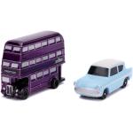 Jada - Hollywood Rides fém nano Harry Potter autómodellek - 1959 Ford Anglia, The King Bus (253181002)