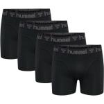 Férfi Fekete Hummel Sztreccs boxerek 4 darab / csomag akciósan M-es 