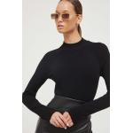 Női Magas nyakú Poliészter Fekete HUGO Téli divat cikkek XS-es 