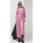 Női Viszkóz Rózsaszín HUGO Maxi 3/4-es ujjú Maxi ruhák Fenntartható forrásból M-es 