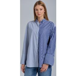 Ing Gant D1. Rel Wide Cuff Mix Stripe Shirt Kék 34