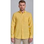 Ing Gant D2.reg Linen Shirt Bd Sárga Xl