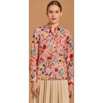 Ing Gant D2. Reg Wild Floral Cot Silk Shirt Rózsaszín 36
