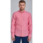 Ing Gant D2. Slim Linen Shirt Bd Rózsaszín M