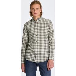 Ing Gant Reg Micro Tartan Flannel Shirt Fehér M
