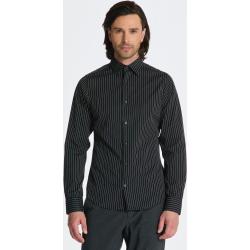 Ing Gant Slim Formal Pinstripe Shirt Fekete S