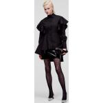 Fodros Női Klasszikus Puplin Fekete Karl Lagerfeld Blúzok S-es 