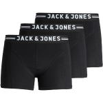 Férfi Fekete JACK JONES Sztreccs boxerek 3 darab / csomag S-es 